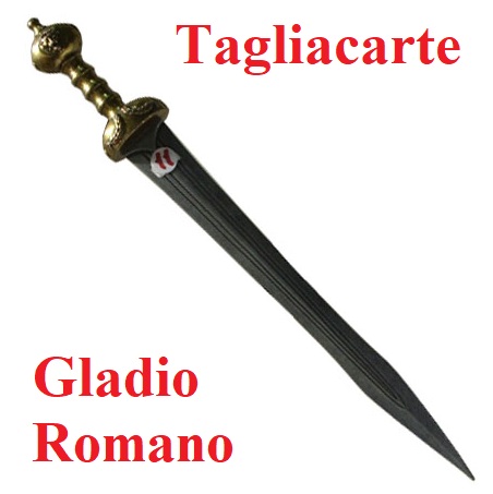 Tagliacarte gladio romano - mini spada storica da collezione .